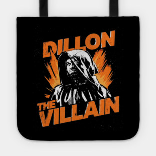 Dillon The Villain - Distressed Basketball Anti-Hero Pro Sports Design Tote
