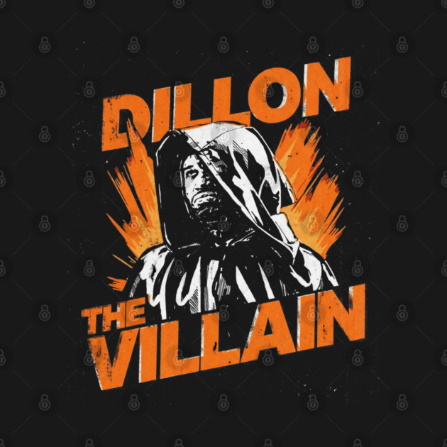 Dillon The Villain - Distressed Basketball Anti-Hero Pro Sports Design by dtr_art