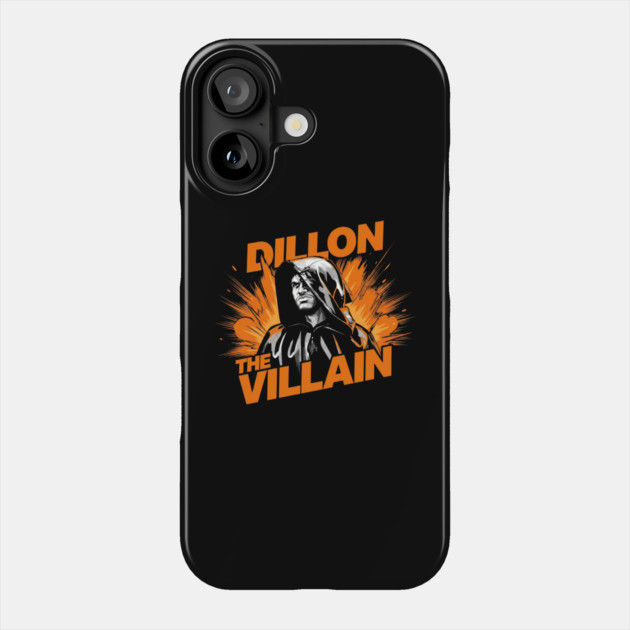 Dillon The Villain - Distressed Basketball Anti-Hero Pro Sports Design Phone Case by dtr_art