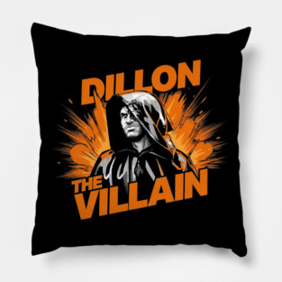 Dillon The Villain - Distressed Basketball Anti-Hero Pro Sports Design Pillow