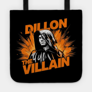 Dillon The Villain - Distressed Basketball Anti-Hero Pro Sports Design Tote