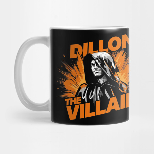 Dillon The Villain - Distressed Basketball Anti-Hero Pro Sports Design by dtr_art