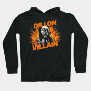 Dillon The Villain - Distressed Basketball Anti-Hero Pro Sports Design Hoodie