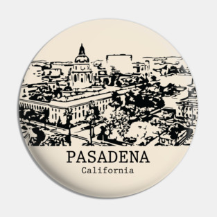 Pasadena - California Pin