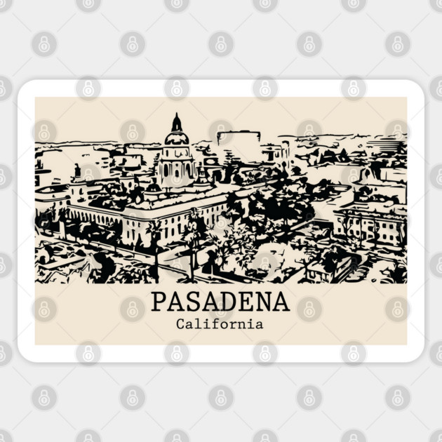 Pasadena - California Sticker by Lakeric