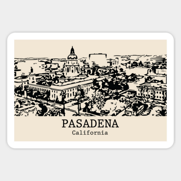 Pasadena - California Magnet by Lakeric