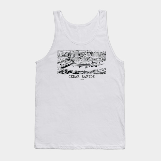 Cedar Rapids - Iowa Tank Top by Lakeric