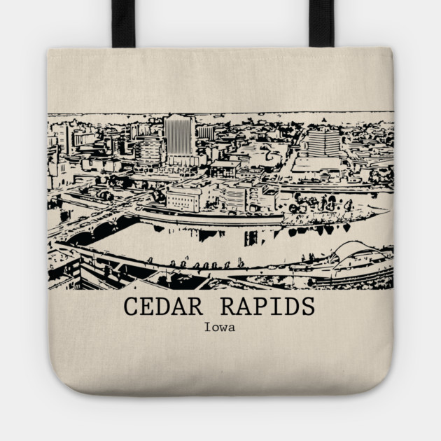 Cedar Rapids - Iowa Tote by Lakeric