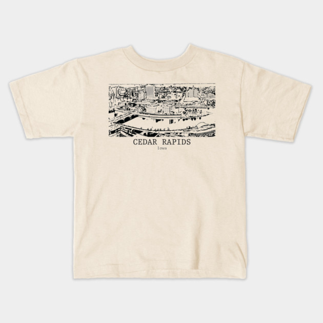 Cedar Rapids - Iowa Kids T-Shirt by Lakeric