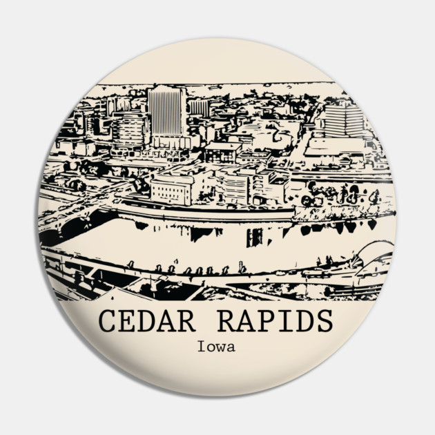 Cedar Rapids - Iowa Pin by Lakeric