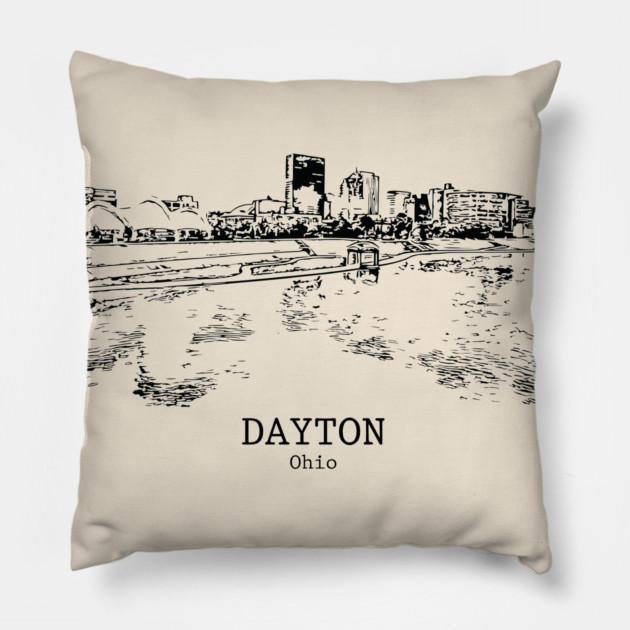 Dayton - Ohio Pillow by Lakeric