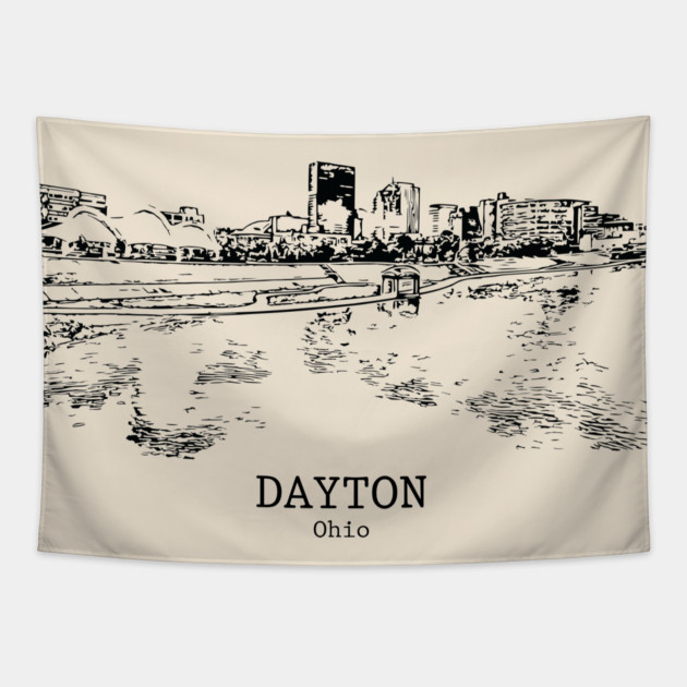Dayton - Ohio Tapestry by Lakeric