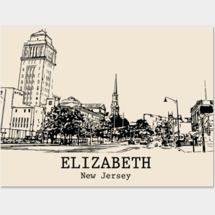 Elizabeth - New Jersey Posters and Art