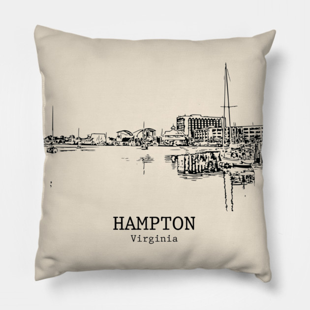 Hampton - Virginia Pillow by Lakeric