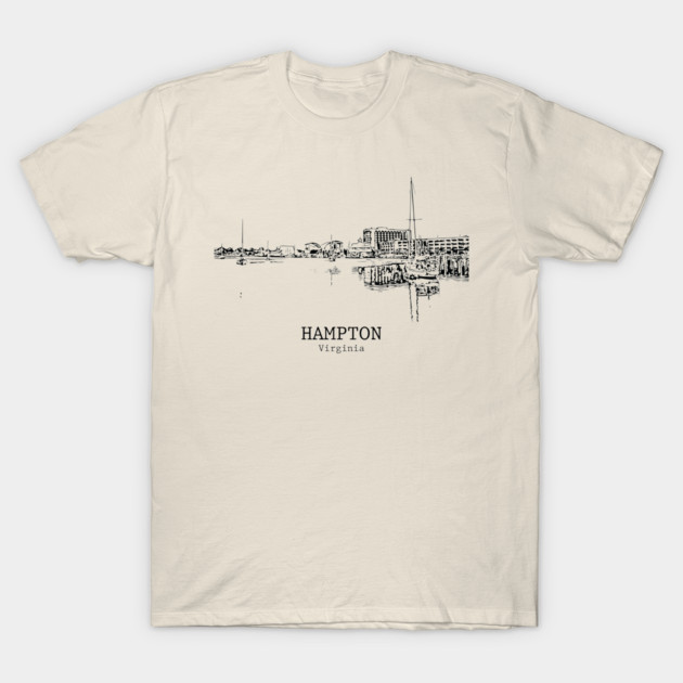 Hampton - Virginia T-Shirt by Lakeric