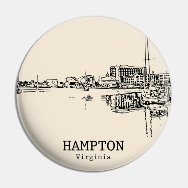 Hampton - Virginia Pin by Lakeric