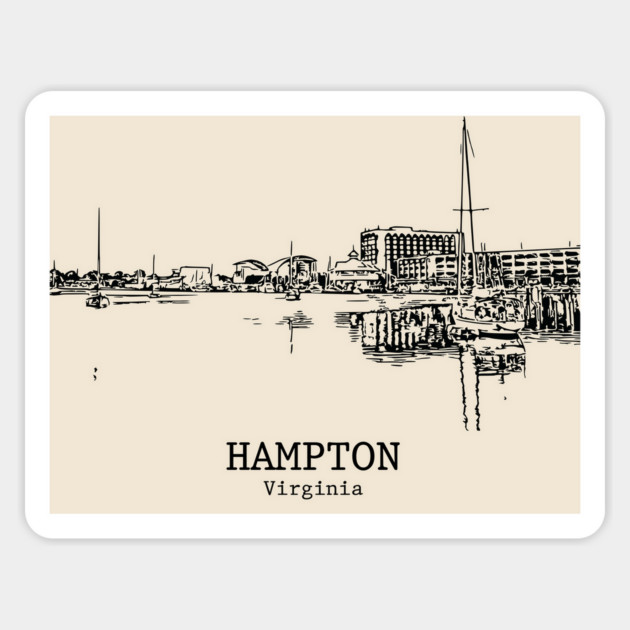 Hampton - Virginia Magnet by Lakeric