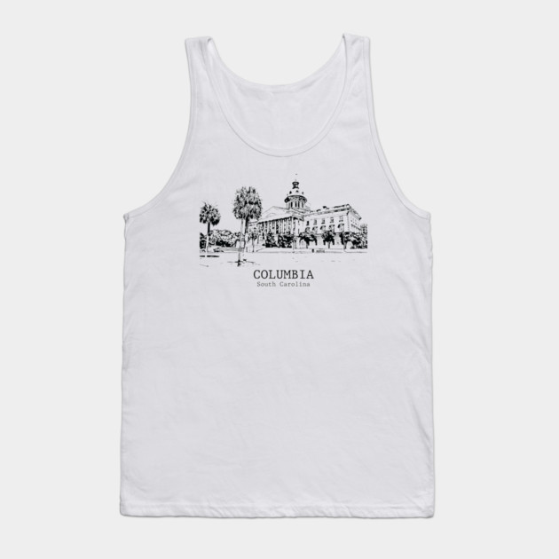 Columbia - South Carolina Tank Top by Lakeric