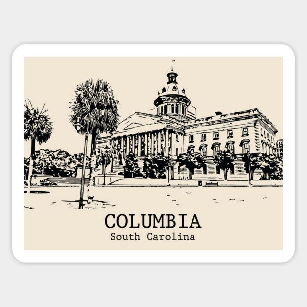Columbia - South Carolina Magnet by Lakeric