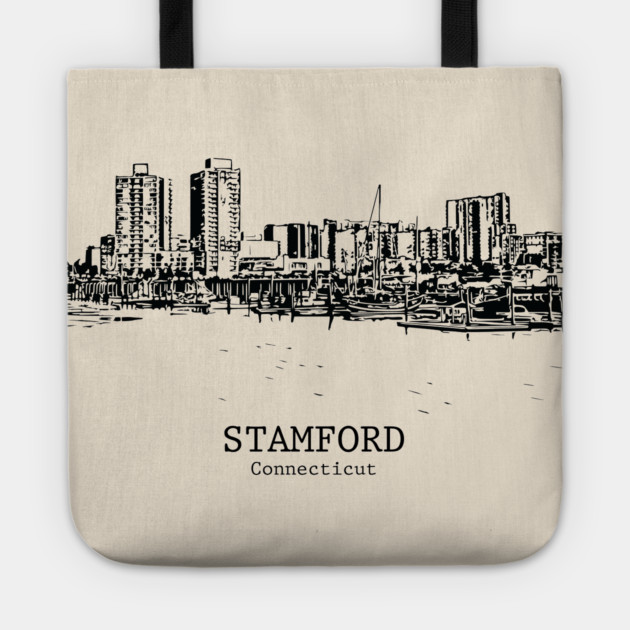Stamford - Connecticut Tote by Lakeric