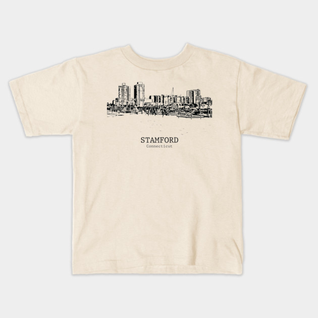 Stamford - Connecticut Kids T-Shirt by Lakeric