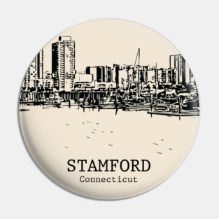 Stamford - Connecticut Pin