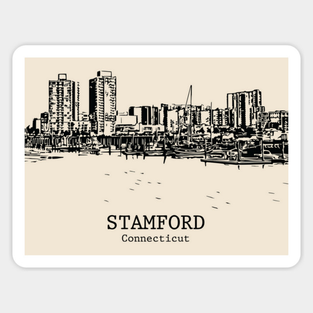 Stamford - Connecticut Magnet by Lakeric