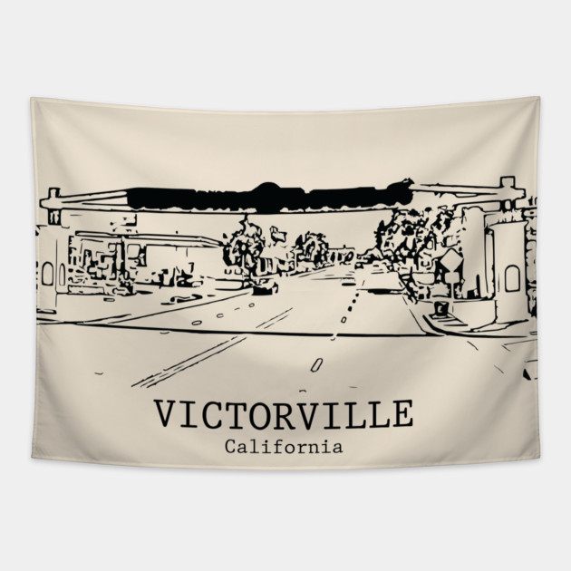Victorville - California Tapestry by Lakeric