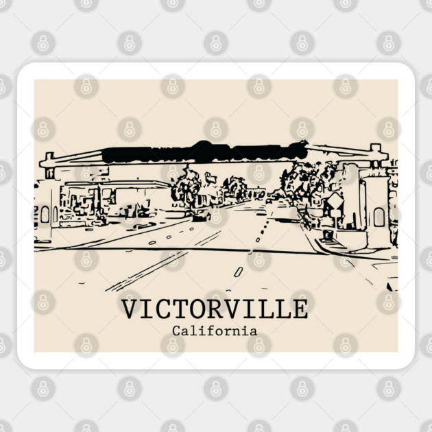 Victorville - California Sticker by Lakeric