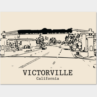 Victorville - California Posters and Art