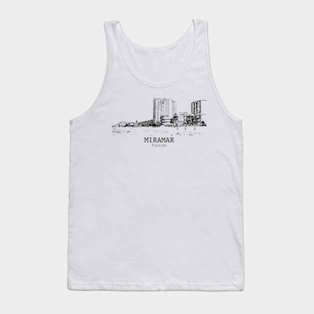 Miramar - Florida Tank Top by Lakeric