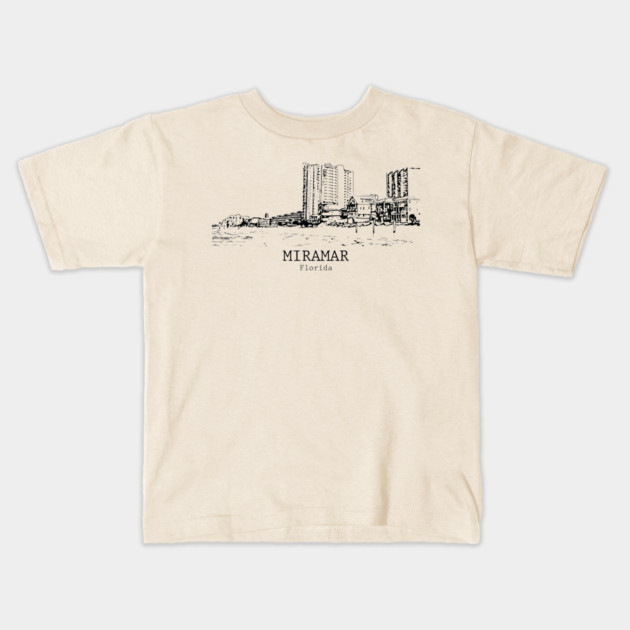 Miramar - Florida Kids T-Shirt by Lakeric