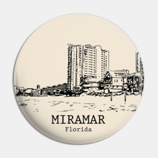 Miramar - Florida Pin