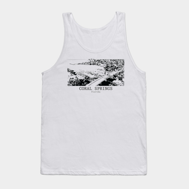 Coral Springs - Florida Tank Top by Lakeric