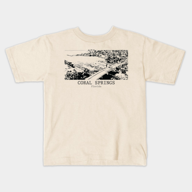 Coral Springs - Florida Kids T-Shirt by Lakeric