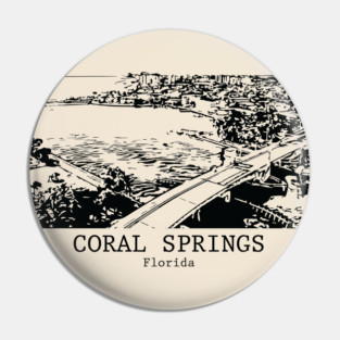 Coral Springs - Florida Pin