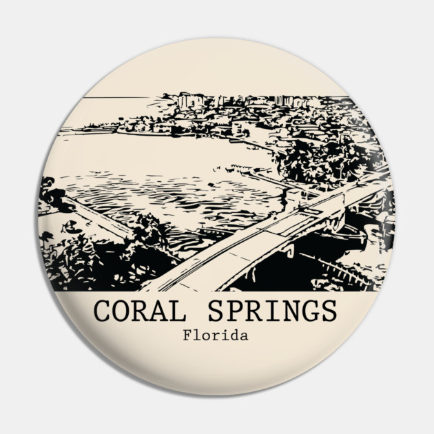 Coral Springs - Florida Pin by Lakeric