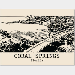 Coral Springs - Florida Posters and Art