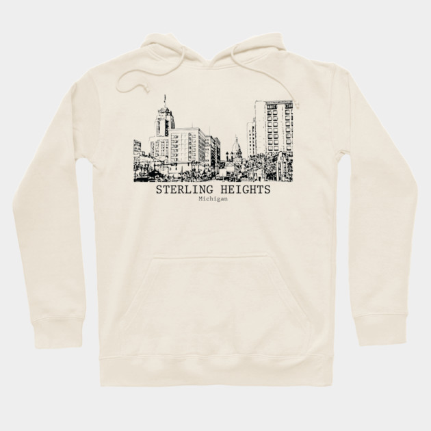 Sterling Heights - Michigan Hoodie by Lakeric