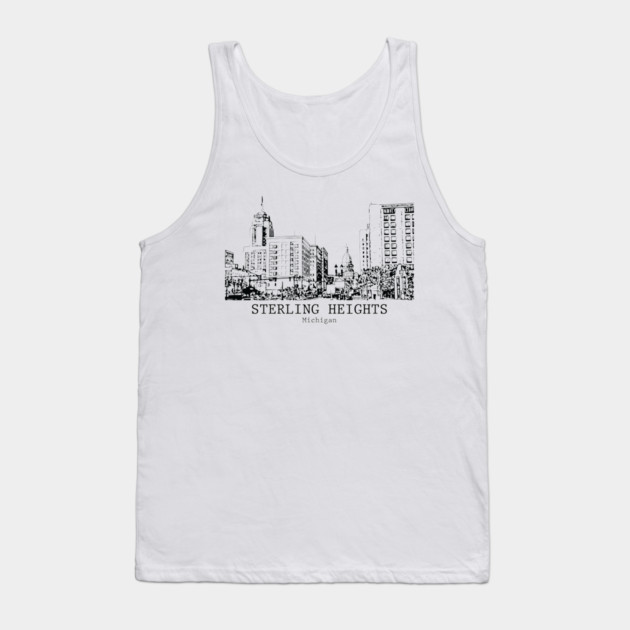 Sterling Heights - Michigan Tank Top by Lakeric
