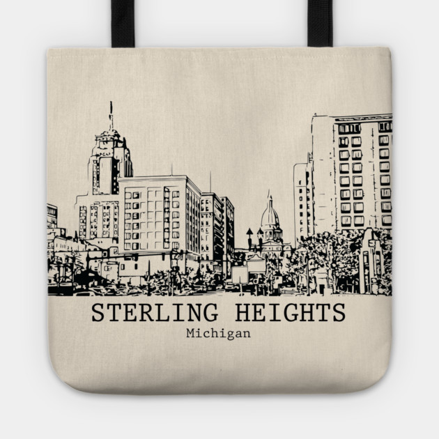 Sterling Heights - Michigan Tote by Lakeric