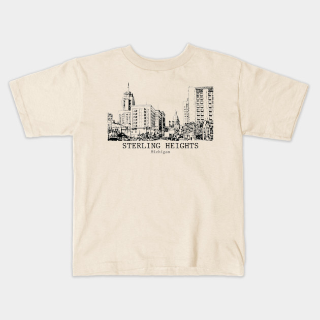 Sterling Heights - Michigan Kids T-Shirt by Lakeric