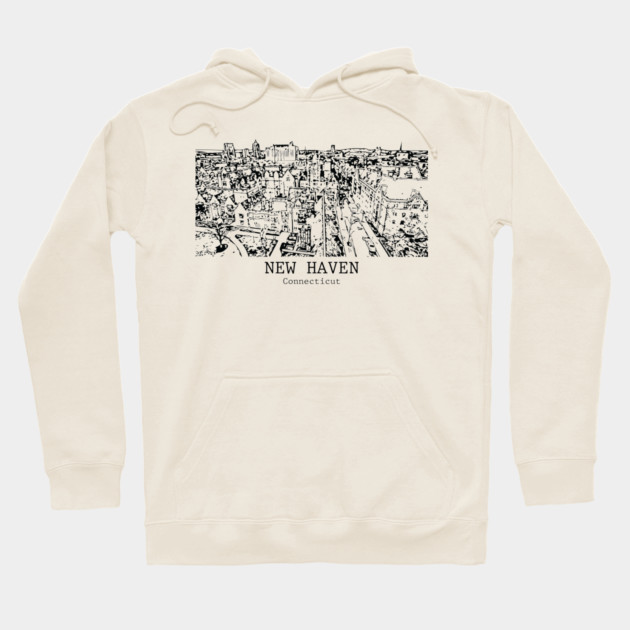 New Haven - Connecticut Hoodie by Lakeric