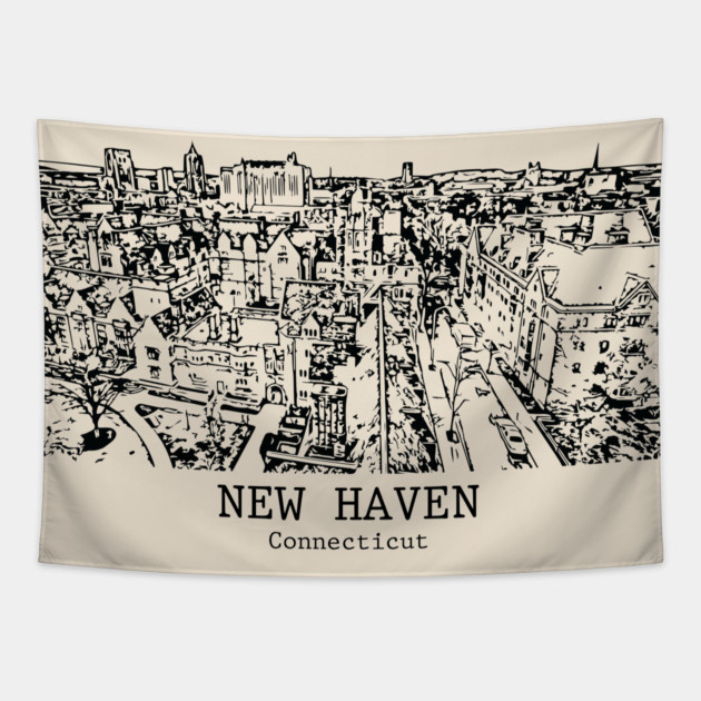 New Haven - Connecticut Tapestry by Lakeric