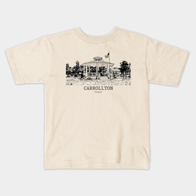 Carrollton - Texas Kids T-Shirt by Lakeric