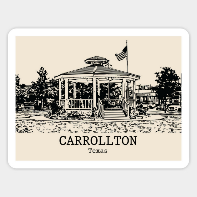 Carrollton - Texas Magnet by Lakeric