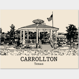 Carrollton - Texas Posters and Art