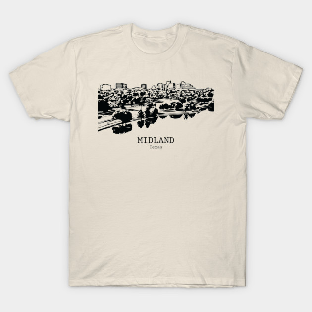 Midland - Texas T-Shirt by Lakeric