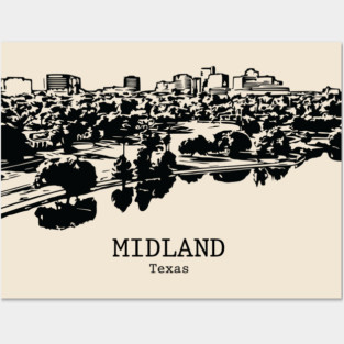 Midland - Texas Posters and Art