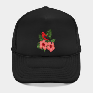 Scarlet Tanager Forest Songbird Hat